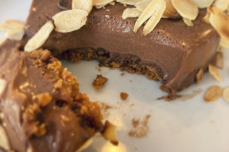 Tarte chocolat amandes speculos