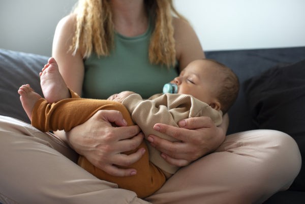 mom-spending-time-with-her-black-baby