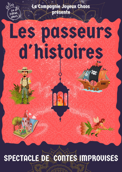 Affiche les passeurs d’histoires compressée – Joyeux Chaos