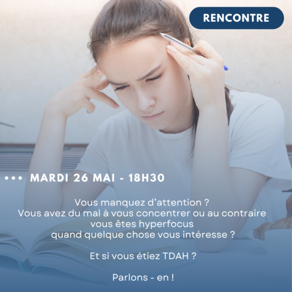 TDAH – Mardi 26.05