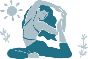 illustration yoga