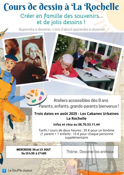 Cours de dessin août – Les Cabanes Urbaines – Annabelle Loué (1)